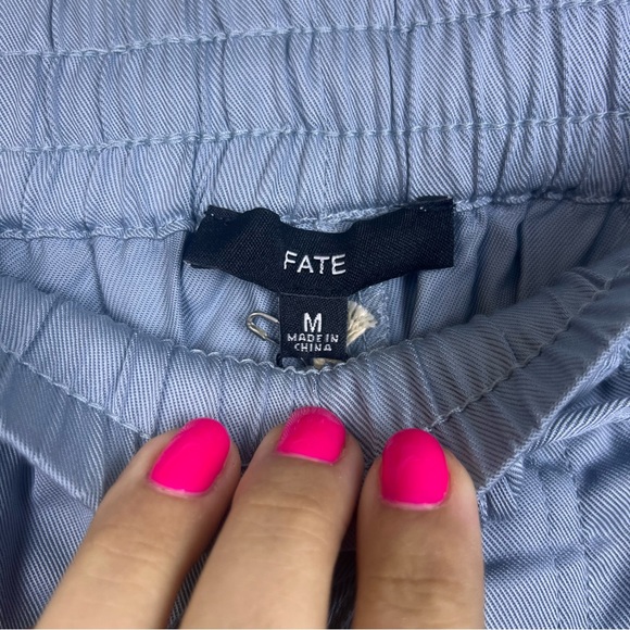 Fate Utility Jogger Pants Size M Tencel Sustainable Casual Comfy Slate Blue/Gray - Picture 10 of 14